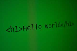 Hello world code image