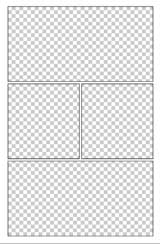 five frame comic book layout thumbnail
