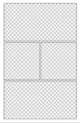 five frame comic book layout thumbnail