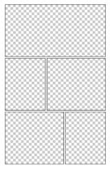 six frame comic book layout thumbnail