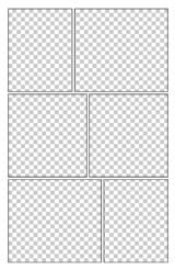 six frame comic book layout thumbnail