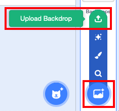 Backdrop helper image