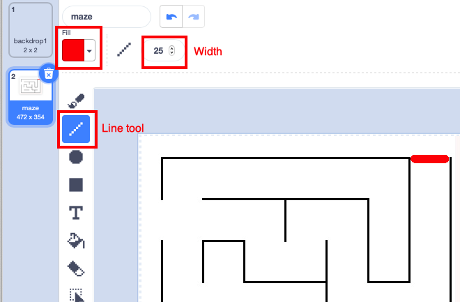 Drawing helper image